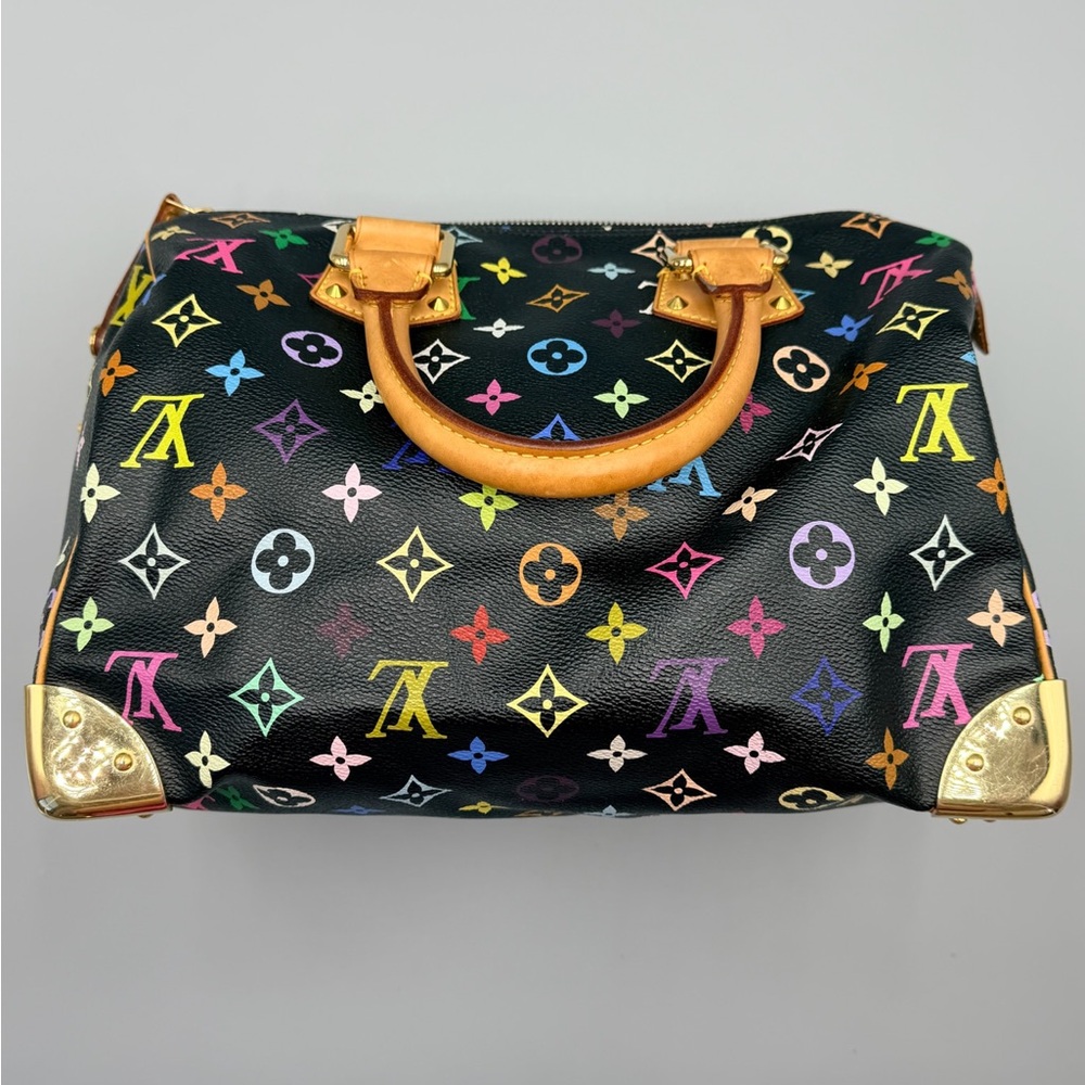 Louis Vuitton Speedy 30 Multicolor Monogram Vintage - Picture 4 of 15